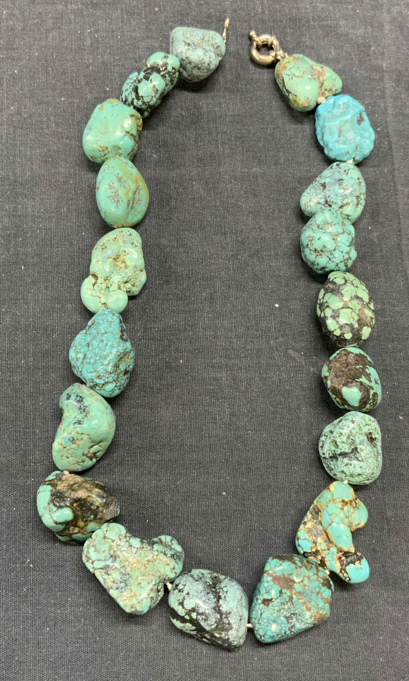 Chunky Turquoise Gemstone Necklace, Jewelry (1 of 6)