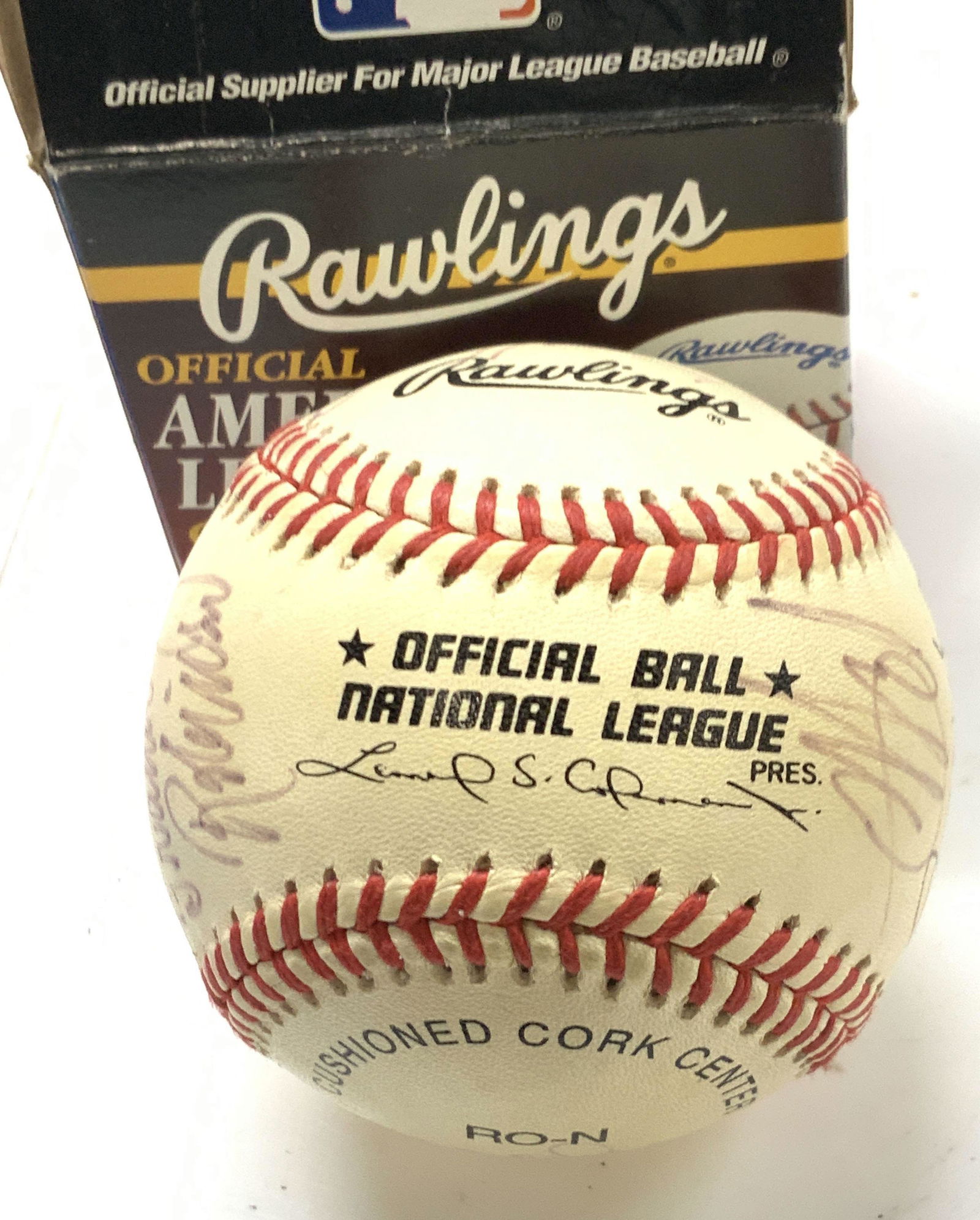 Autographed Baseball, 10 1950s/60s Players, Berra (1 of 9)
