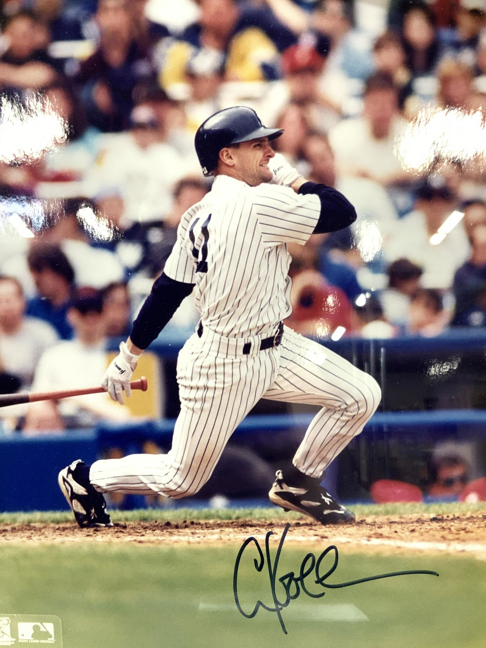 Chuck Knoblauch Signed 1996 Yankees Photo (1 of 8)