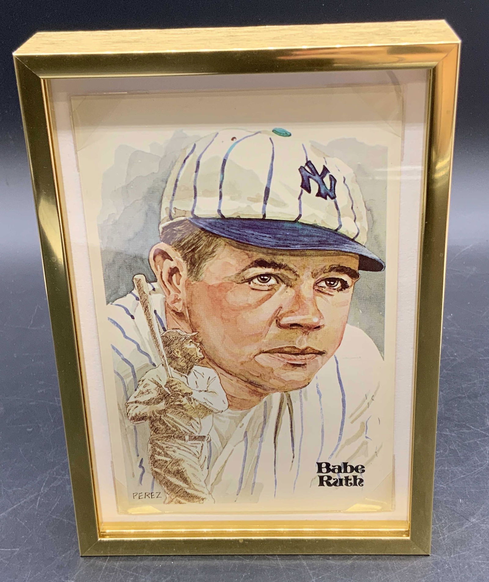 BABE RUTH Ruth Perez Framed Steele Postcard (1 of 11)