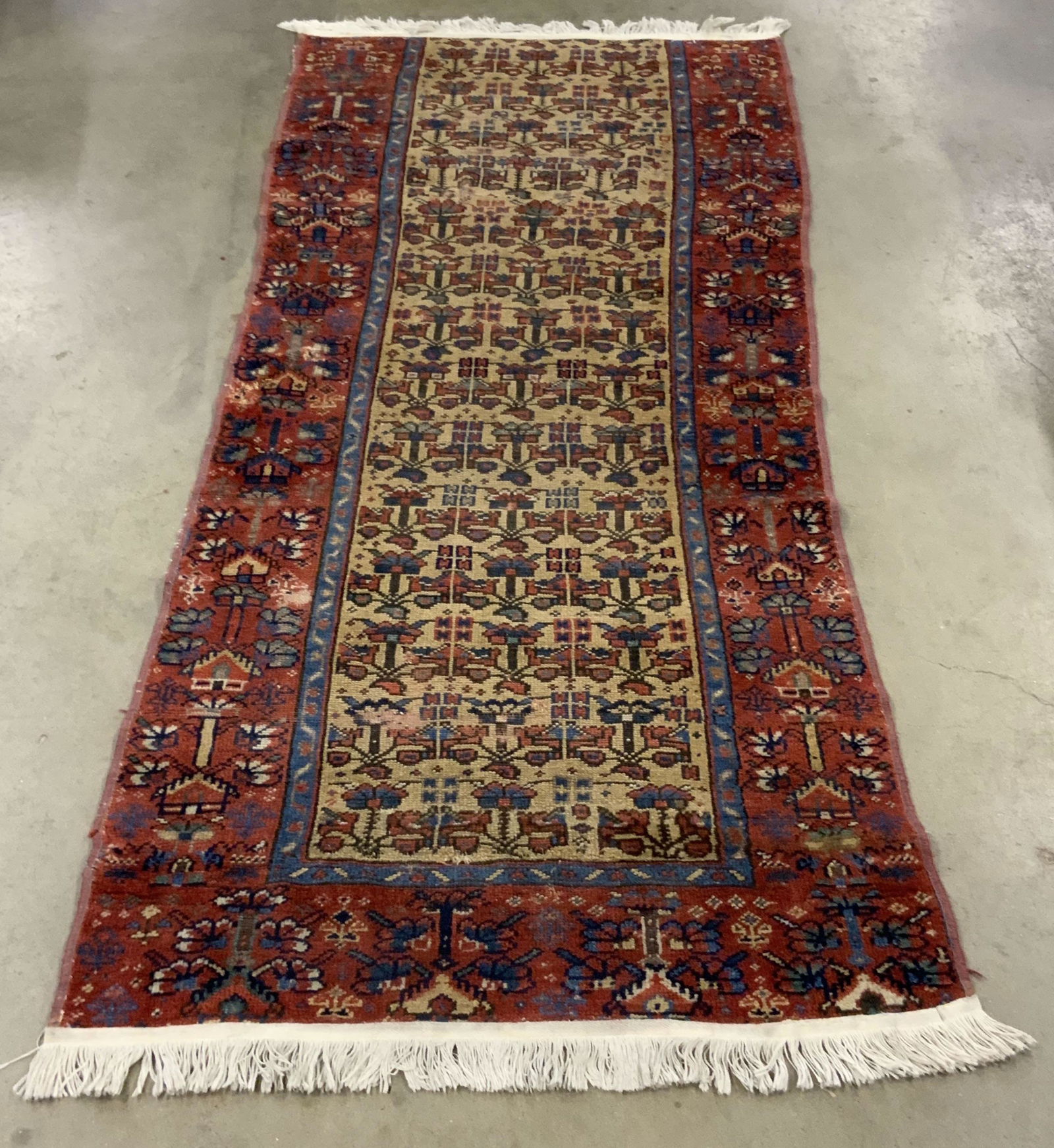 Vintage Persian Fringe Trim Rug (1 of 13)
