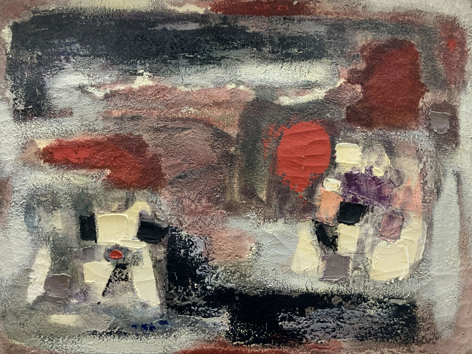 JUN DOBASHI Signed Mixed Media Abstract Art (1 of 10)