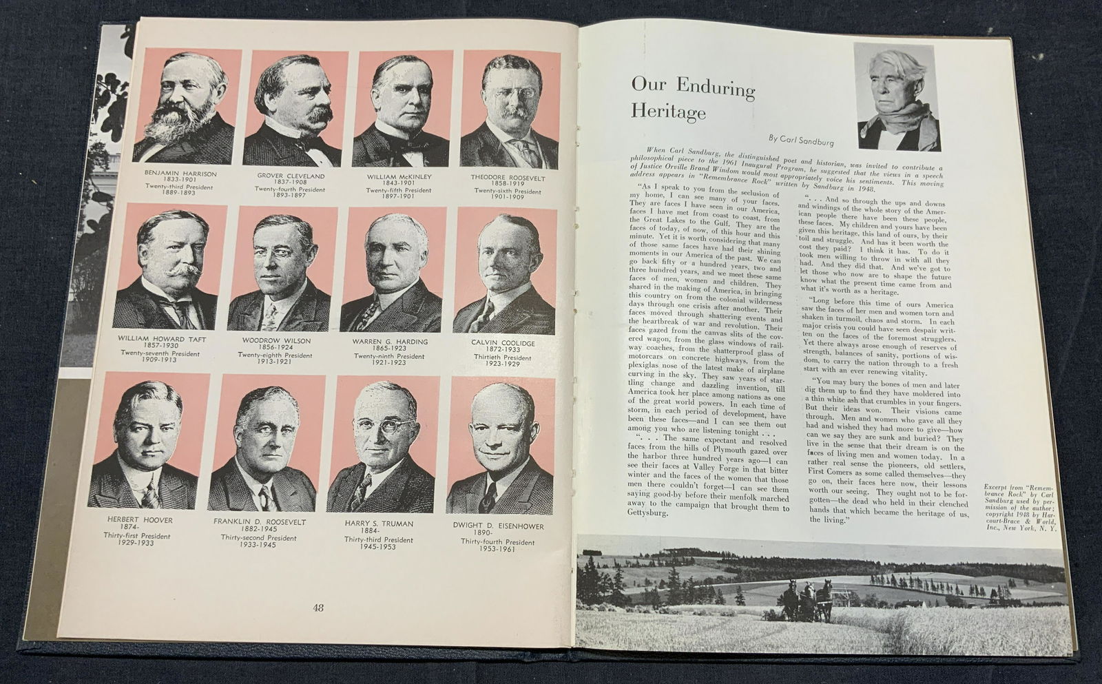 John F. Kennedy Official Inaugural Program Book (1 of 8)