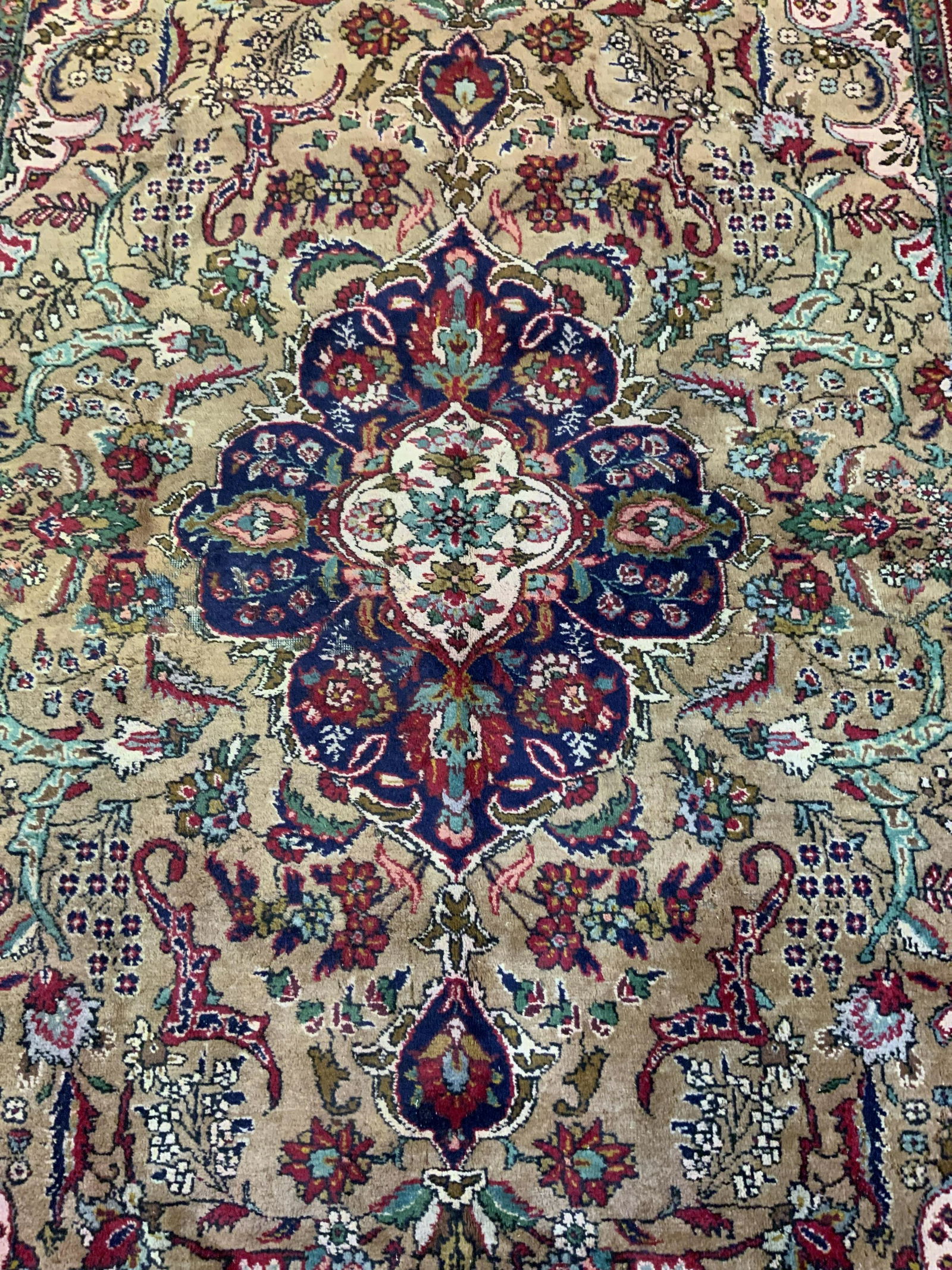 Vintage Handmade Room Size Persian Wool Rug (1 of 9)