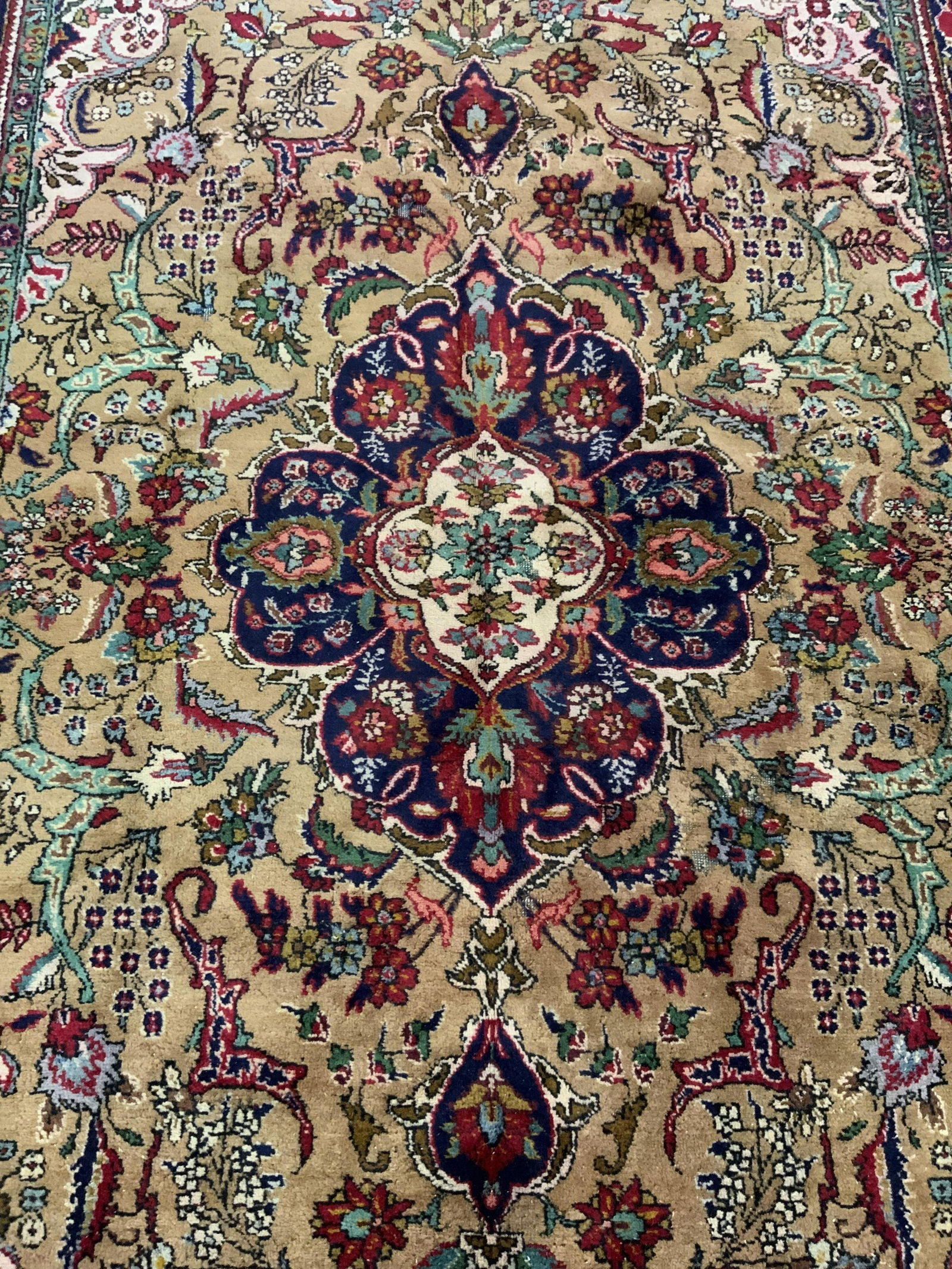 Vintage Handmade Room Size Persian Wool Rug (1 of 9)