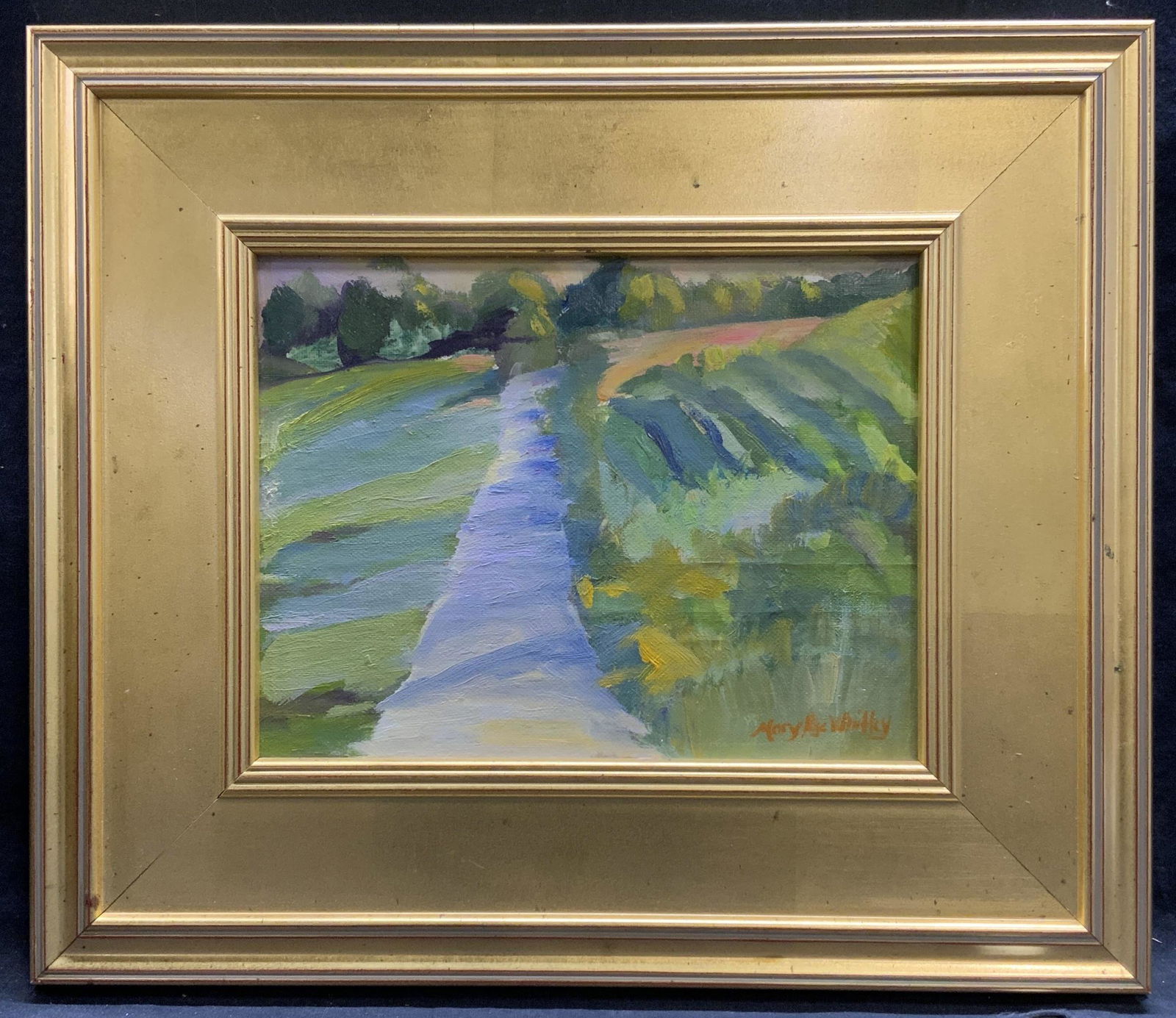 M. Whitley Abstract Landscape Oil Painting (1 of 8)
