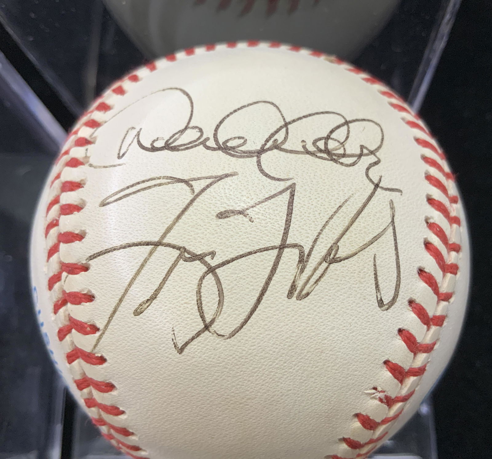 Derek Jeter, Tino Martinez Autographed Baseball (1 of 8)