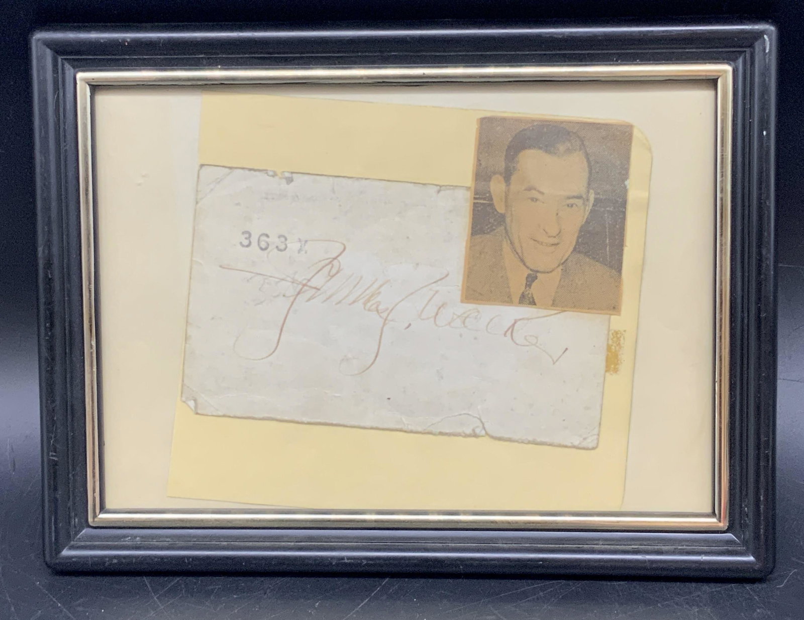 MAYOR JAMES J. WALKER Framed Signature W Image (1 of 15)