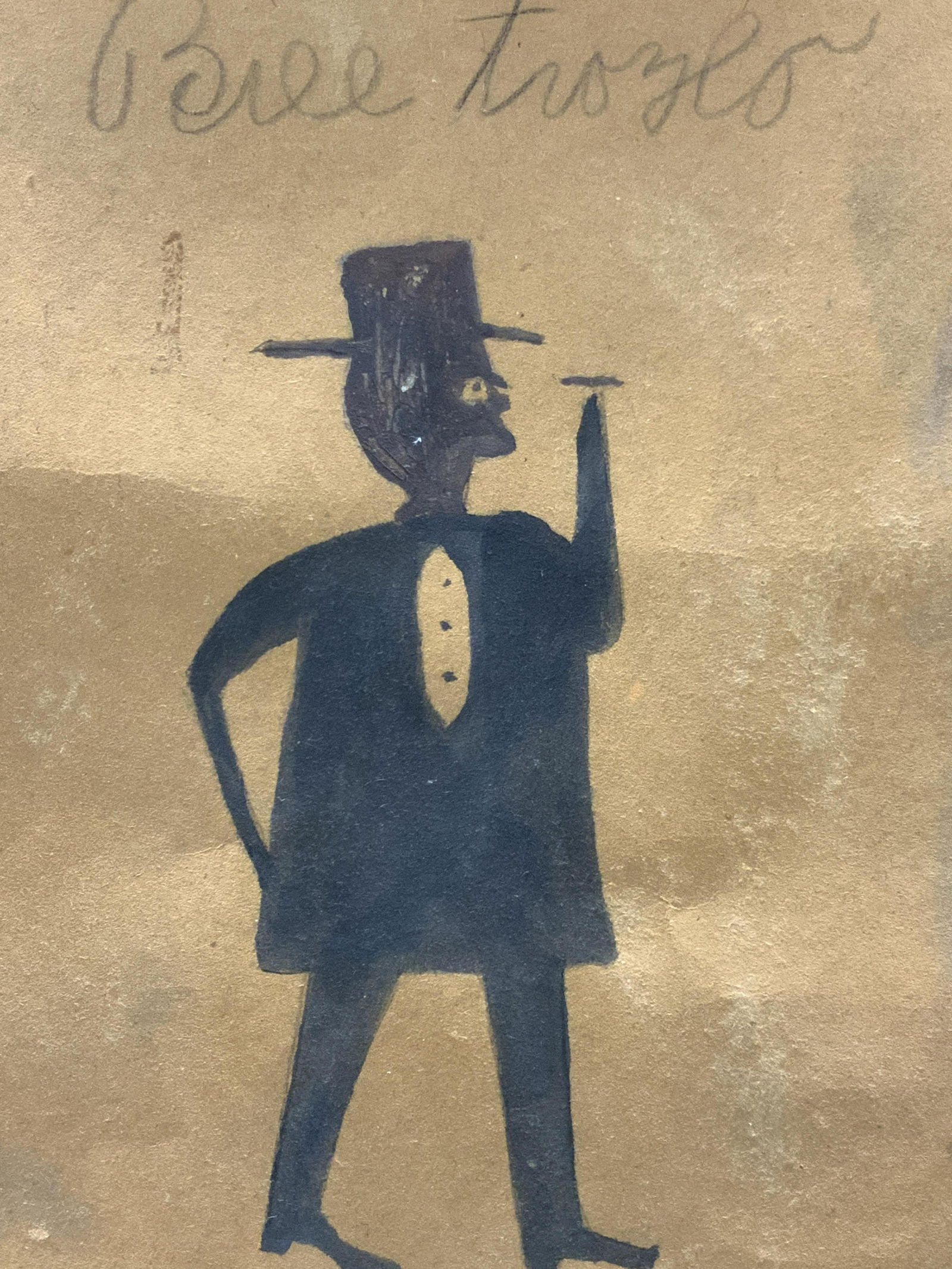 ATTR BILL TRAYLOR SIGNED Tempera On Paper (1 of 7)