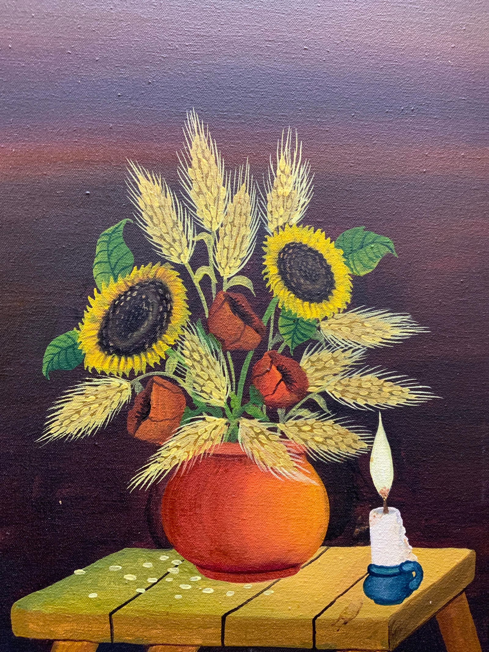 Branko Paradis Sunflower Still Life Oil Painting (1 of 6)