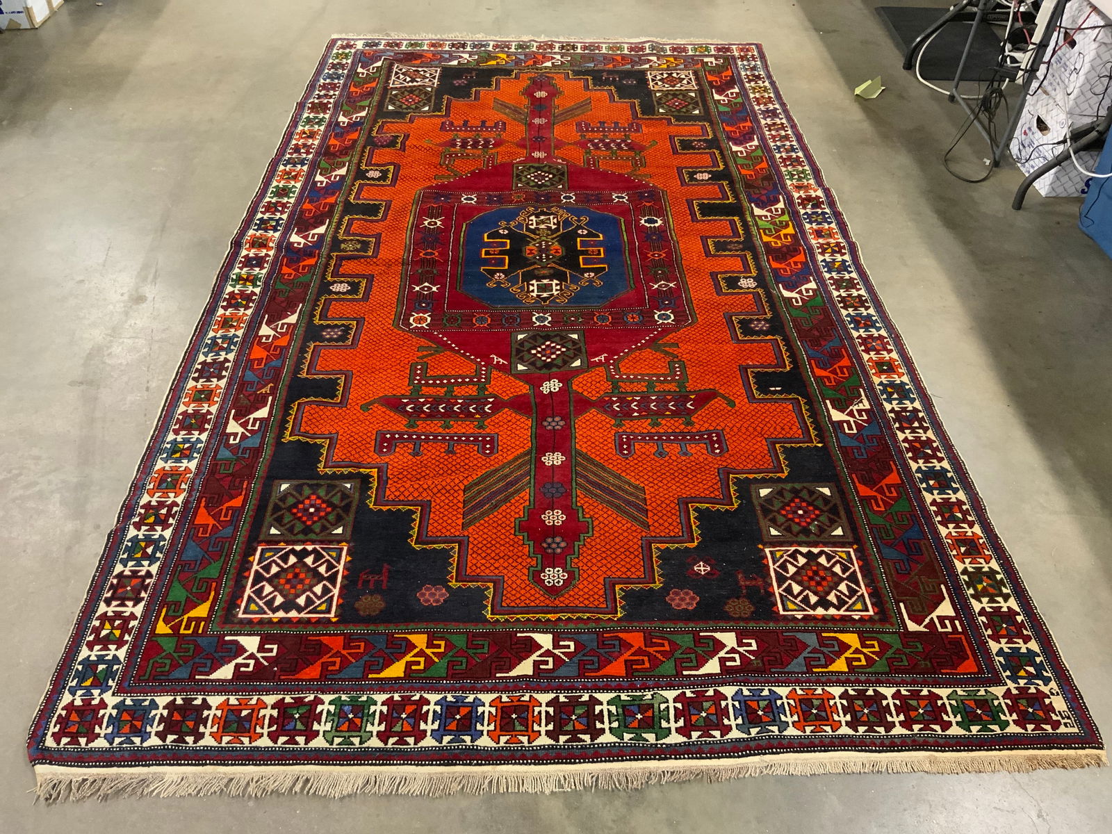 Vintage Handmade Turkish Wool Area Rug (1 of 9)