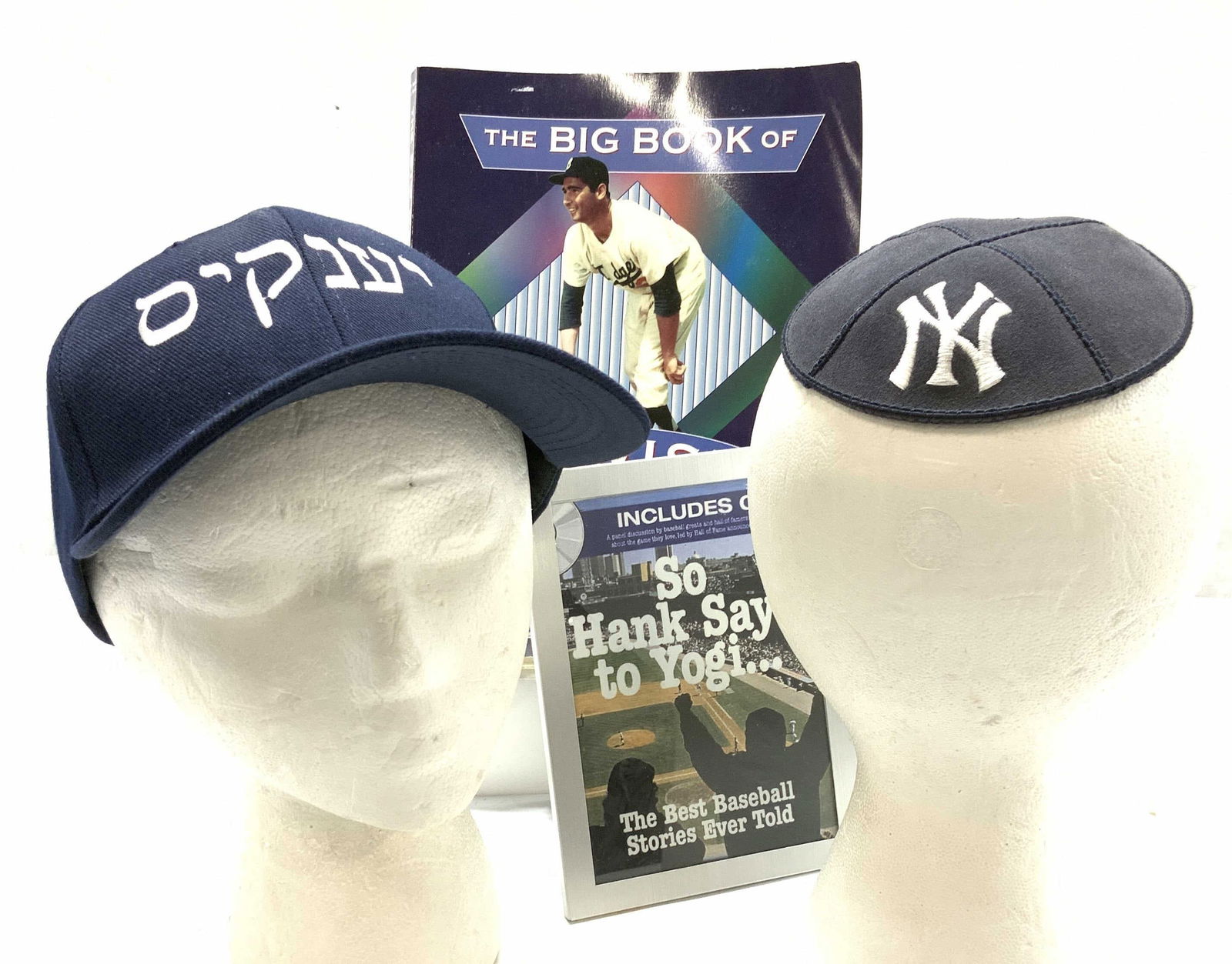 4 Yankees Hebraic Wearables, Jewish Baseball Book (1 of 11)