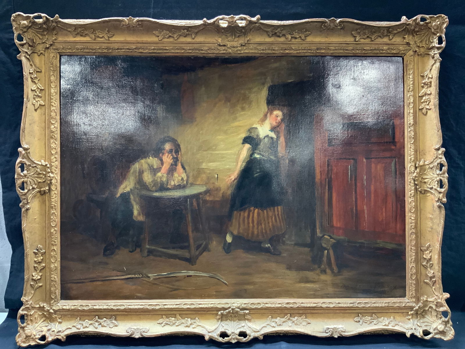 XL 2.5ft x 3.3ft  After Seymour Lucas Oil Painting (1 of 12)