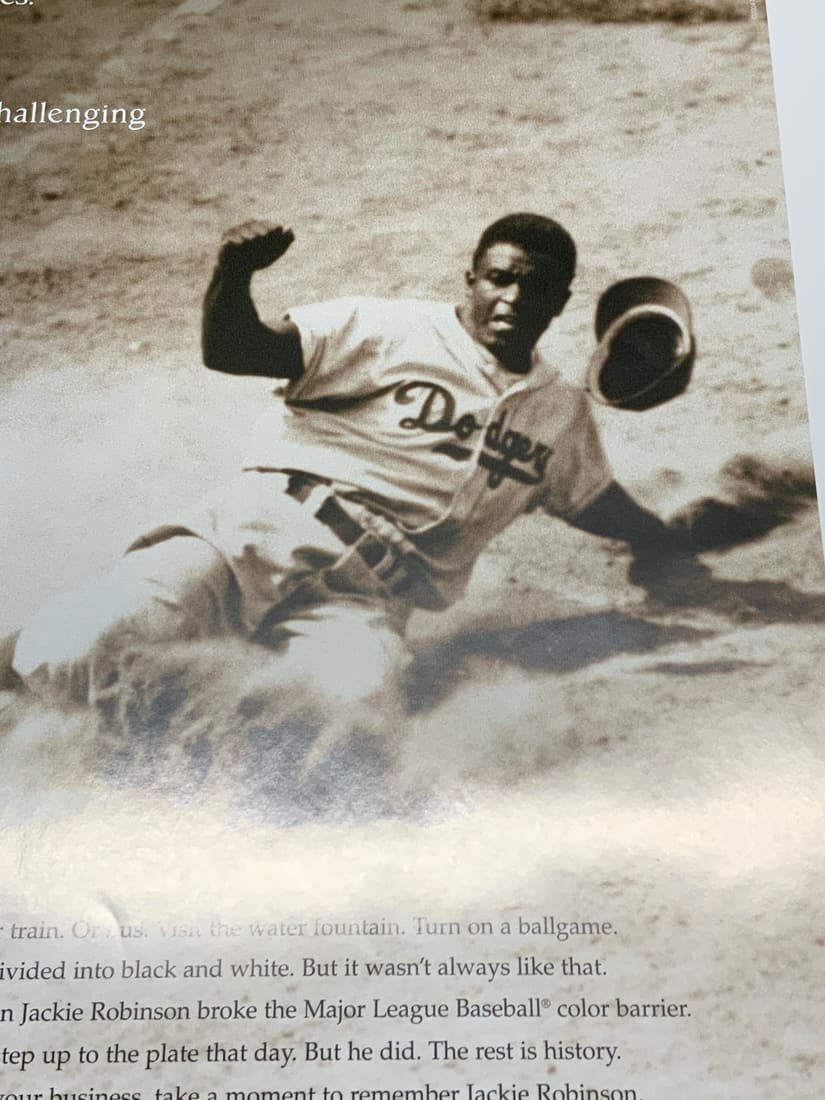 Jackie Robinson Dodgers Commemorative Litho (1 of 6)