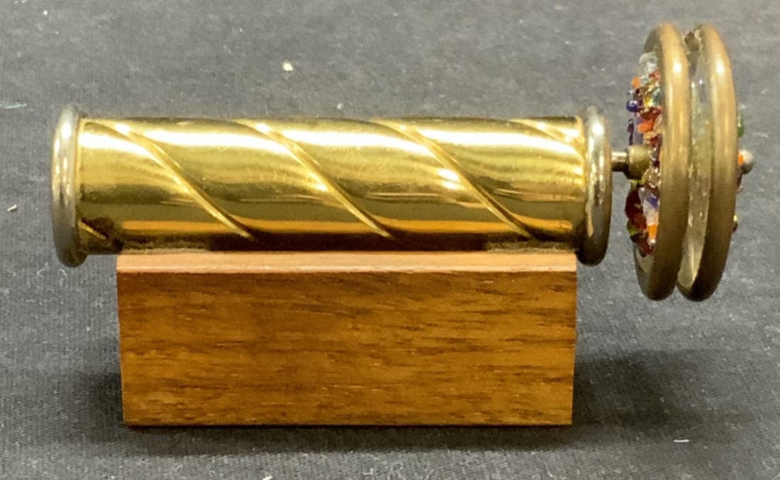 Vintage Sheryl Koch Brass Kaleidoscope (1 of 6)