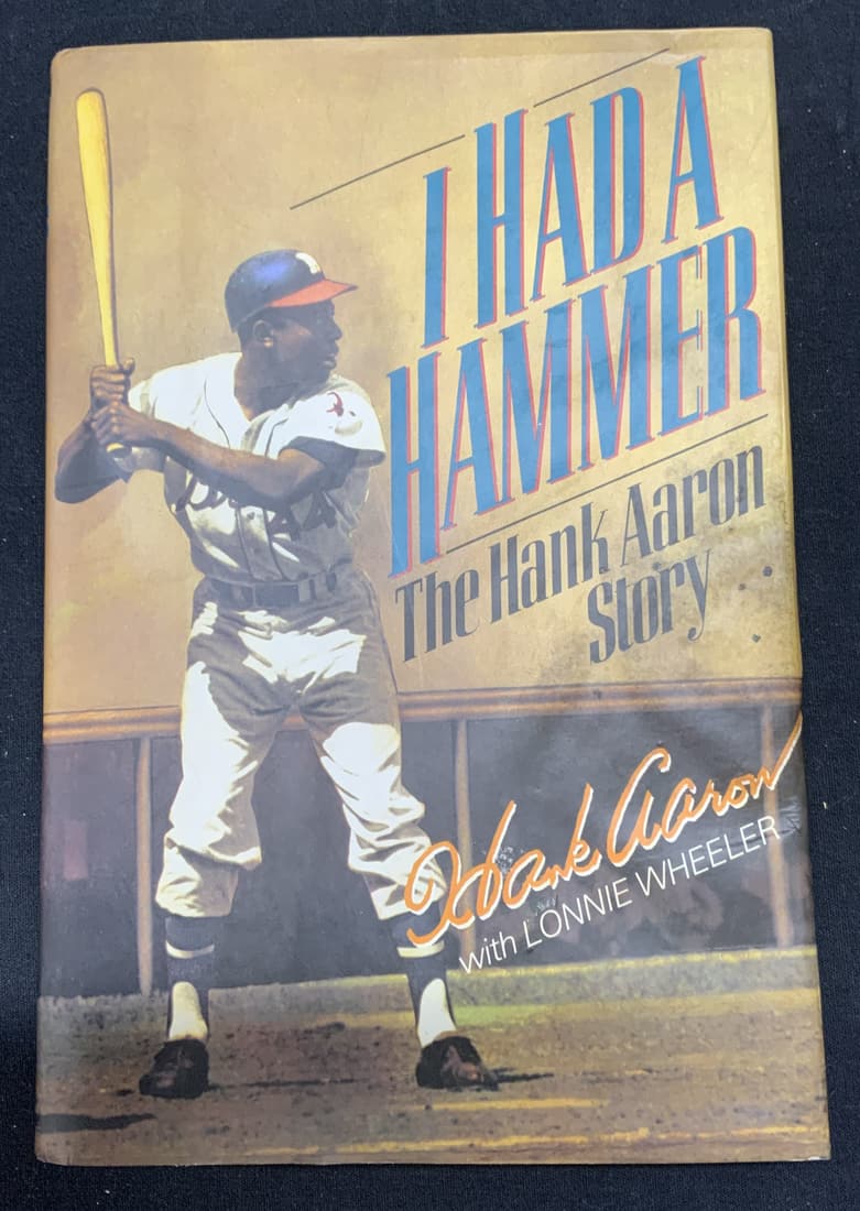 Signed Hank Aaron I Had A Hammer Book (1 of 6)