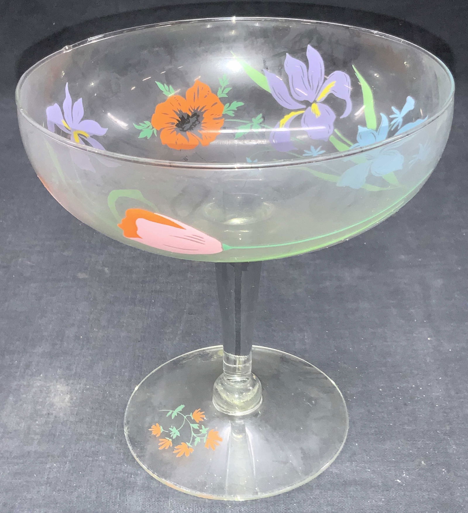 Vintage Floral Crystal Compote (1 of 8)