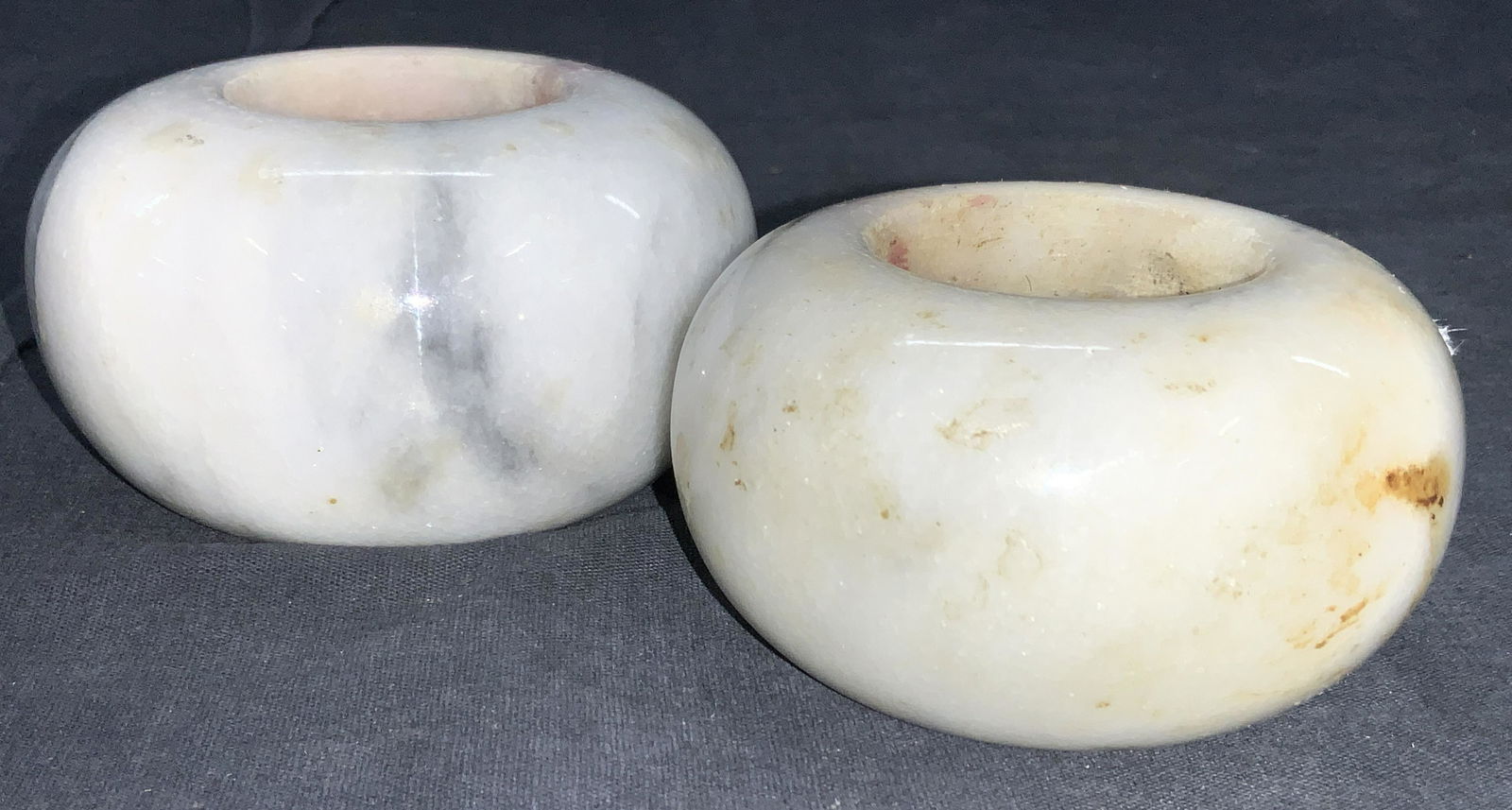 2 Natural Stone Candle Holders (1 of 6)