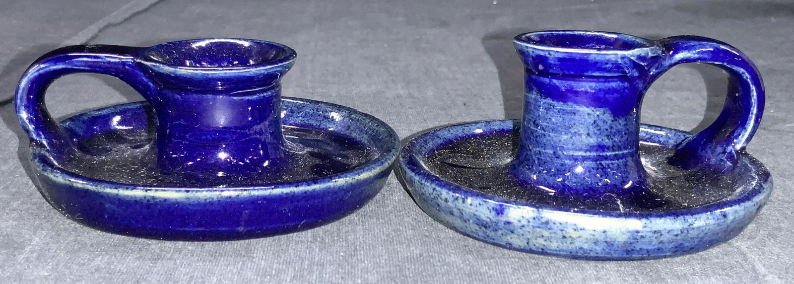 2 Artisan Ceramic Candle Holders (1 of 6)