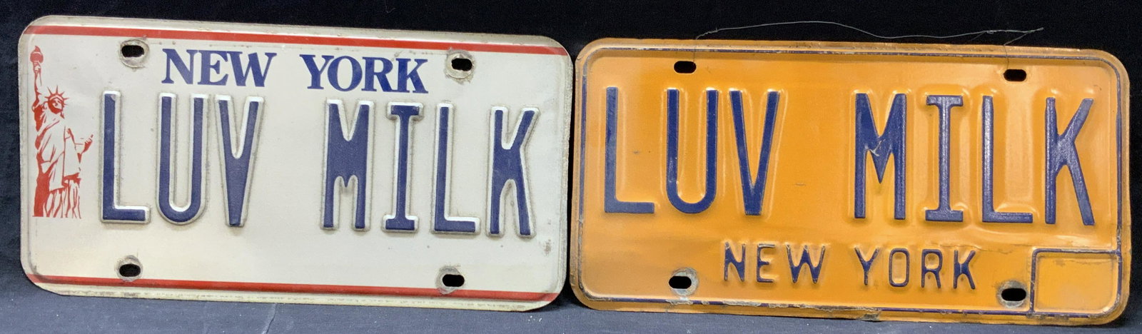 2 Vintage New York Vanity License Plates (1 of 8)
