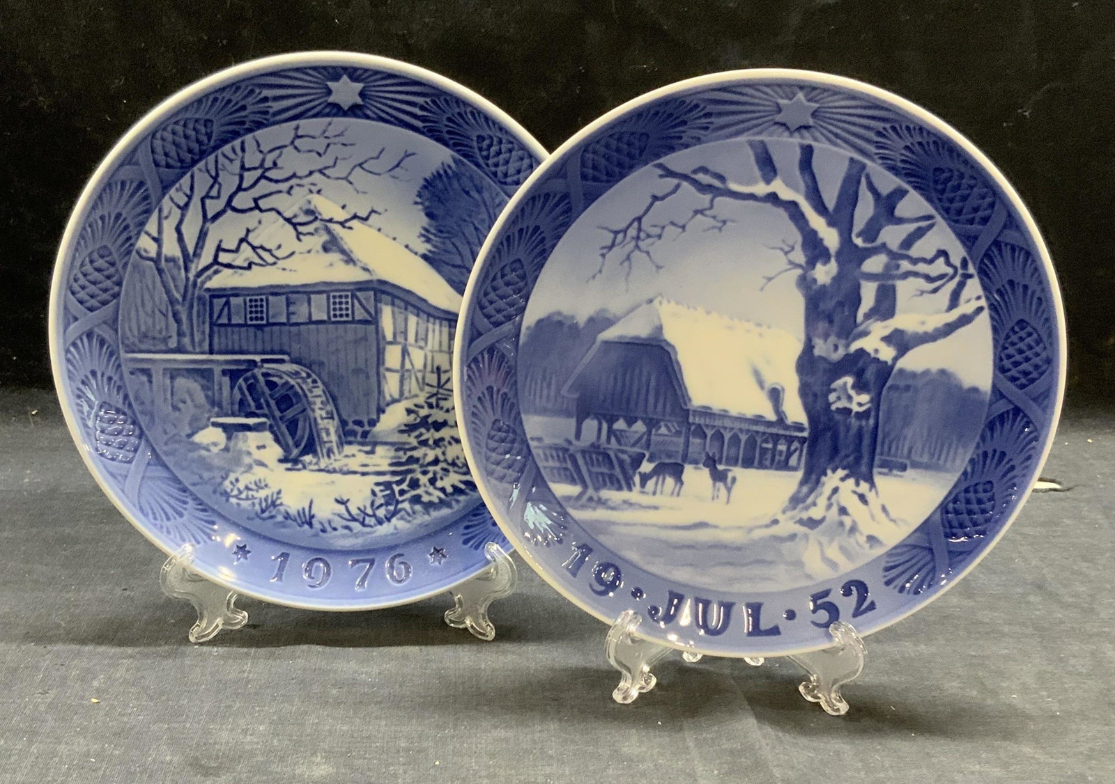 Vintage Royal Copenhagen Porcelain Plates Denmark (1 of 7)