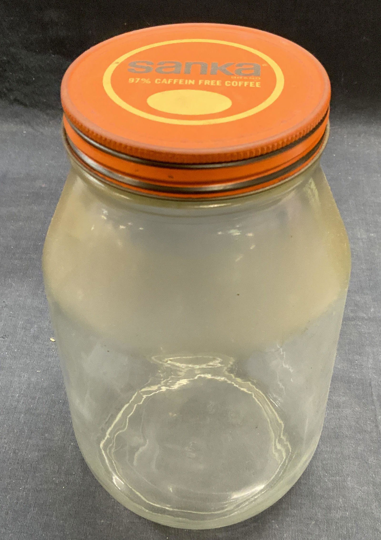 Vintage Maxwell House Sanka Glass Coffee Jar (1 of 7)