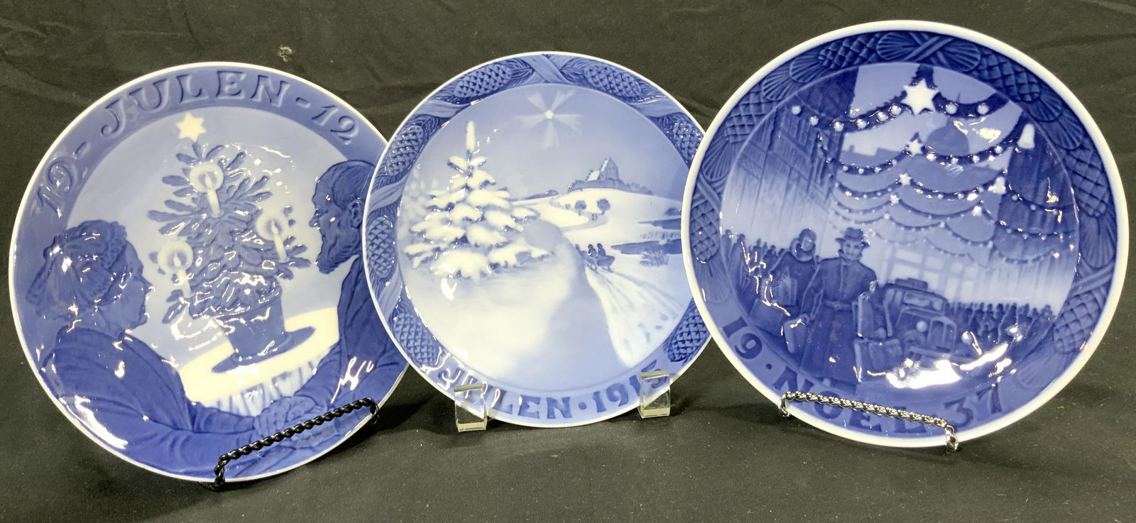 ROYAL COPPENHAGEN Lot 3 Vintage Plates Denmark (1 of 6)