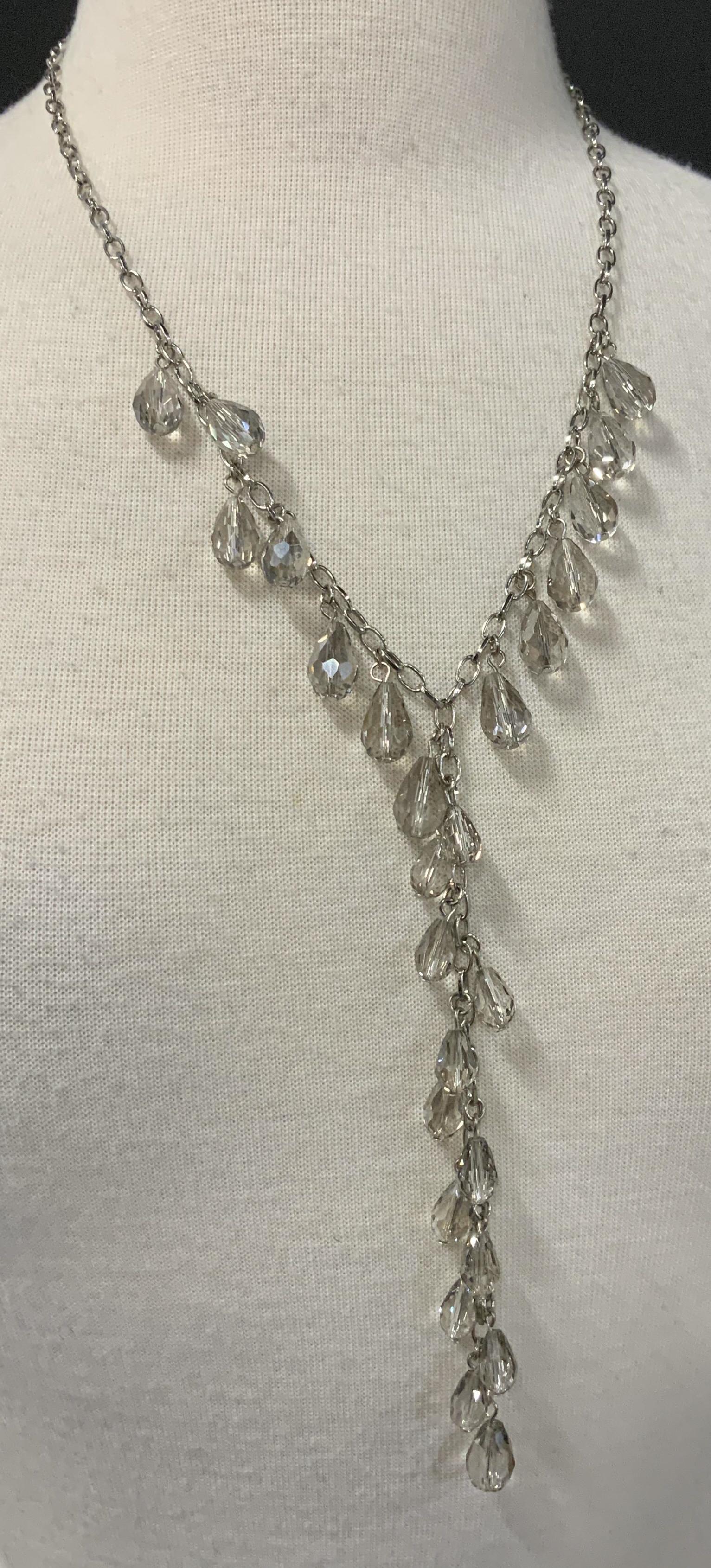 Aurora Borealis Long Bead Necklace (1 of 6)