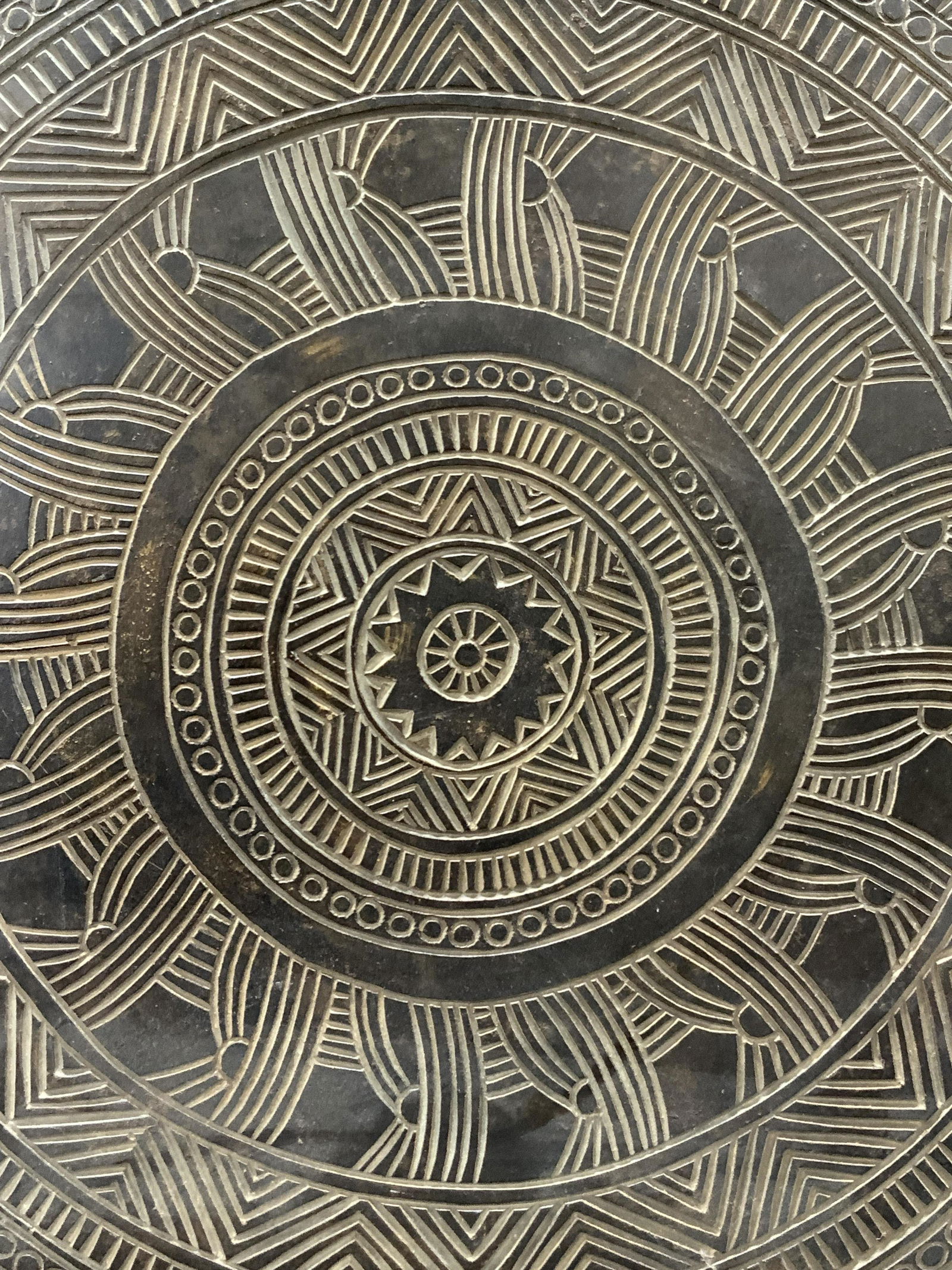 Etched Mandala Wooden Wall Panel (1 of 7)
