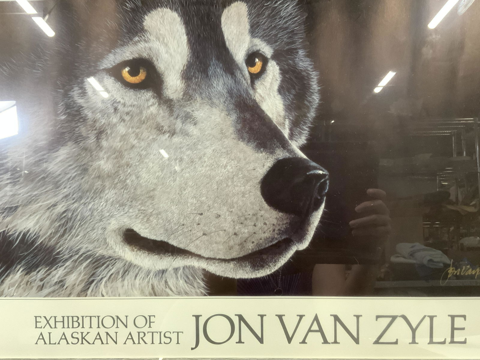Jon Van Zyle Signed Exhibition Advertisement (1 of 9)