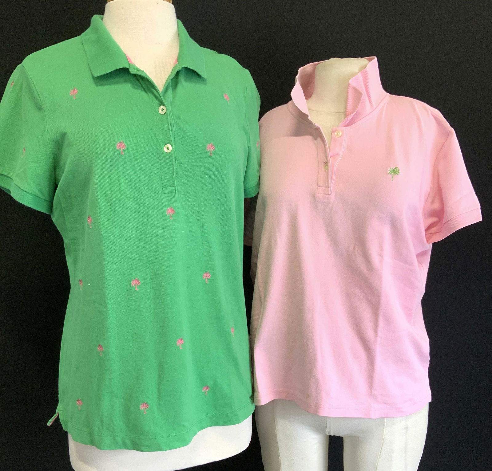 2 Lilly Pulitzer Short Sleeve Cotton Polo Shirts (1 of 6)