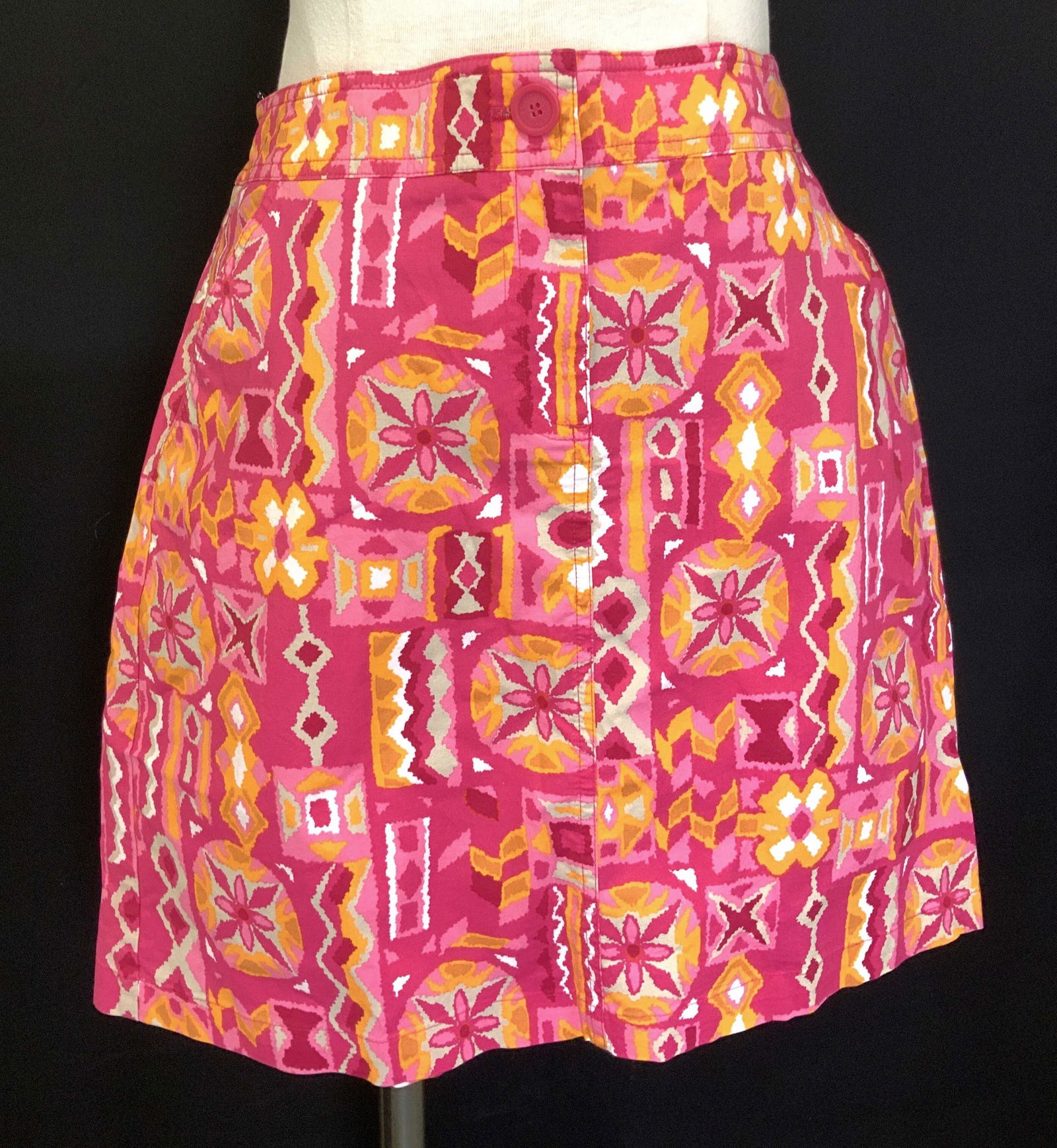 New York & Co Cotton Print Skirt, NWOT (1 of 6)