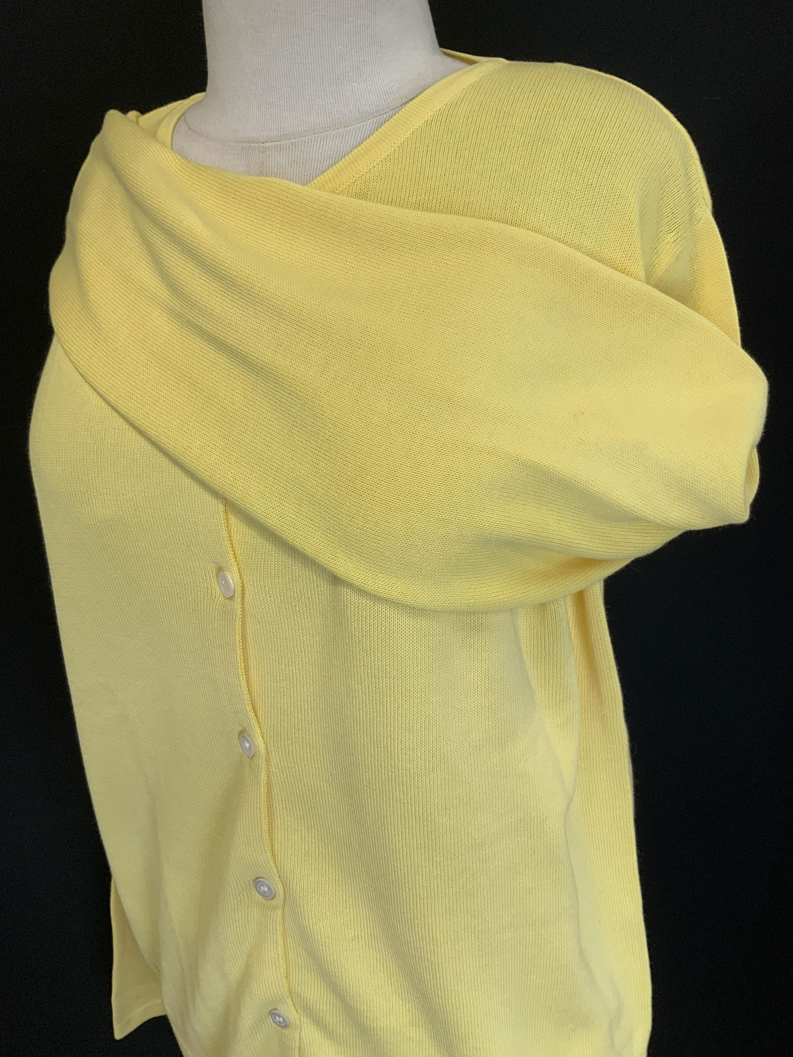 Lilly Pulitzer Yellow Cotton Cardigan, Portugal (1 of 7)