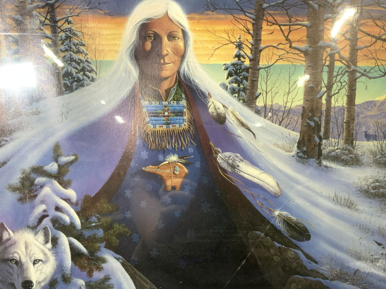 Native American Earth By Charles Firzzell Litho (1 of 9)