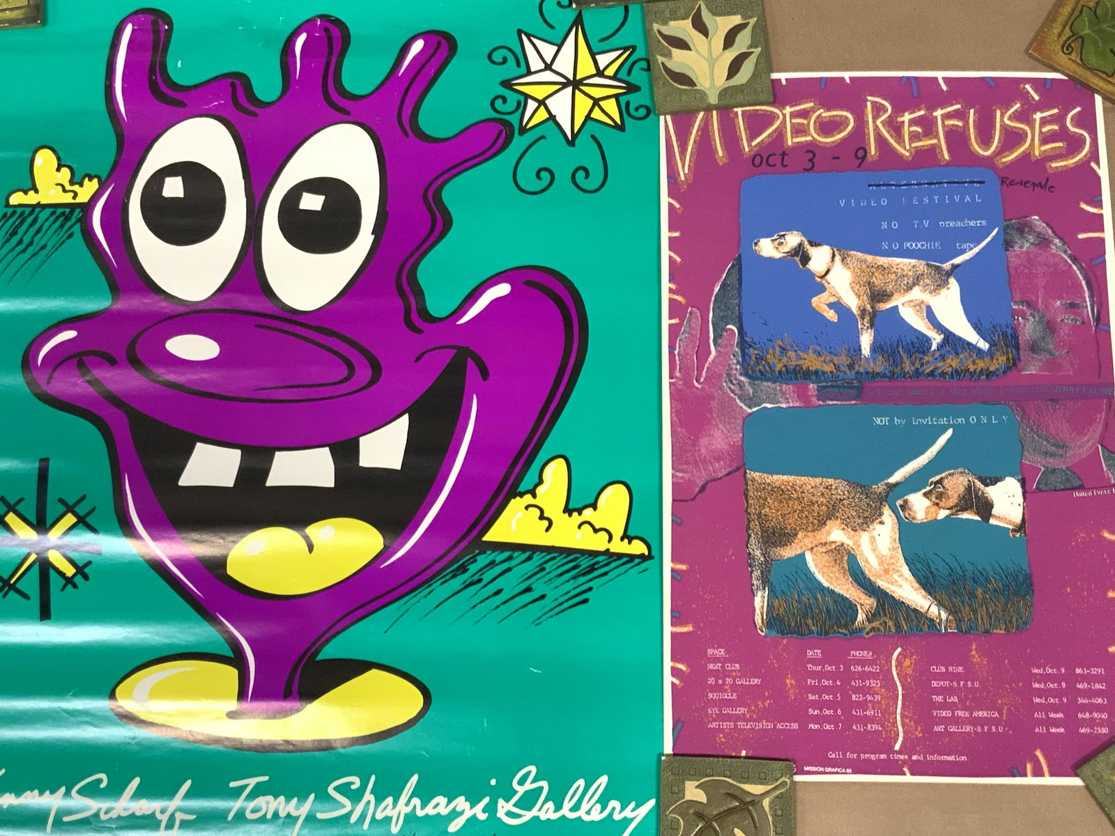 2 Vintage Pop Art Style Exhibition Lithographs (1 of 12)