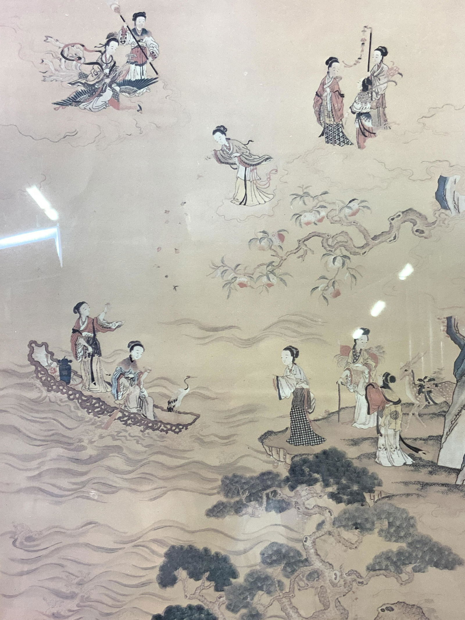 Framed Asian/ Chinese Landscape Litho (1 of 9)