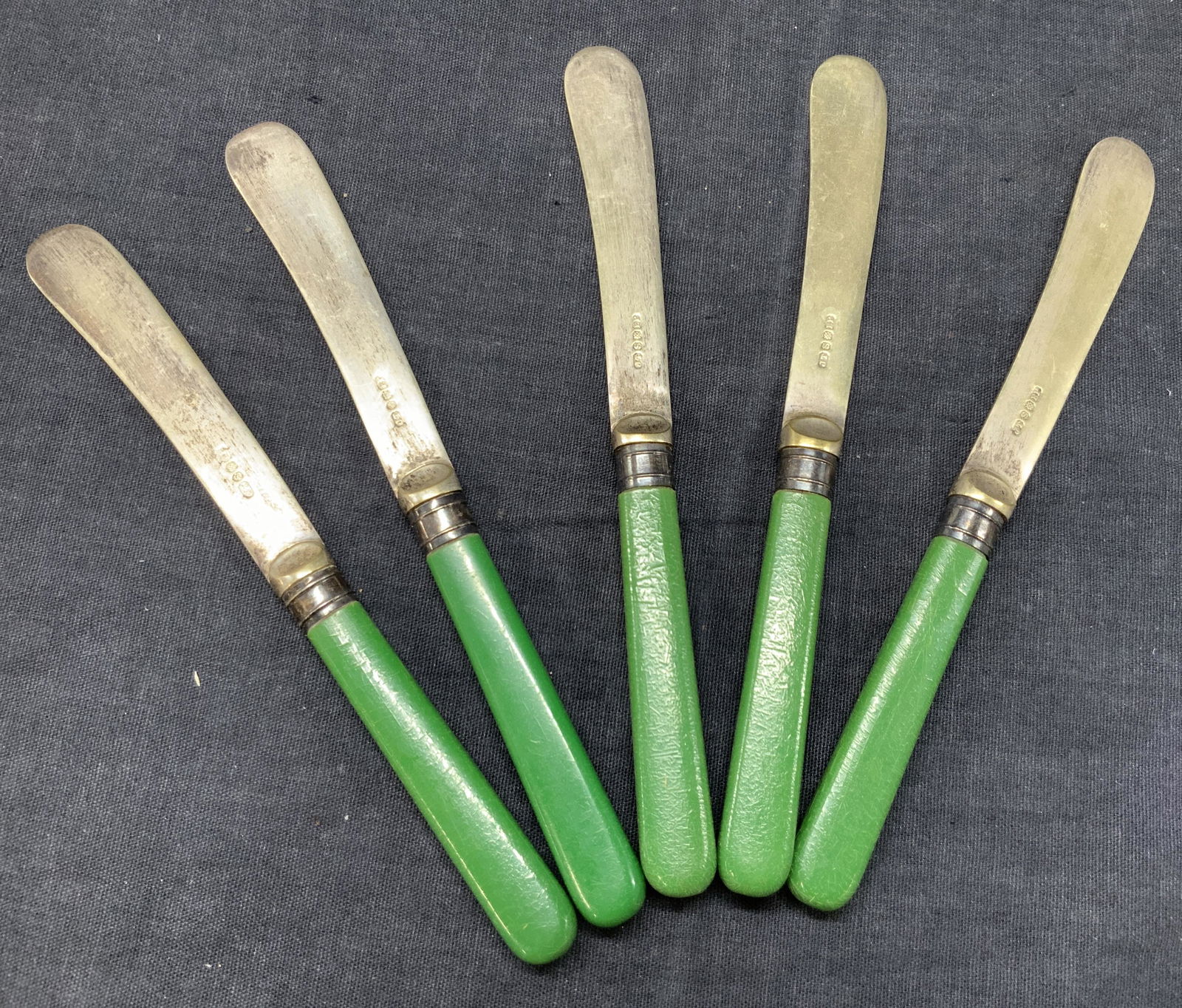 Set 5 Vintage JT Silver Plate Butter Knives (1 of 6)
