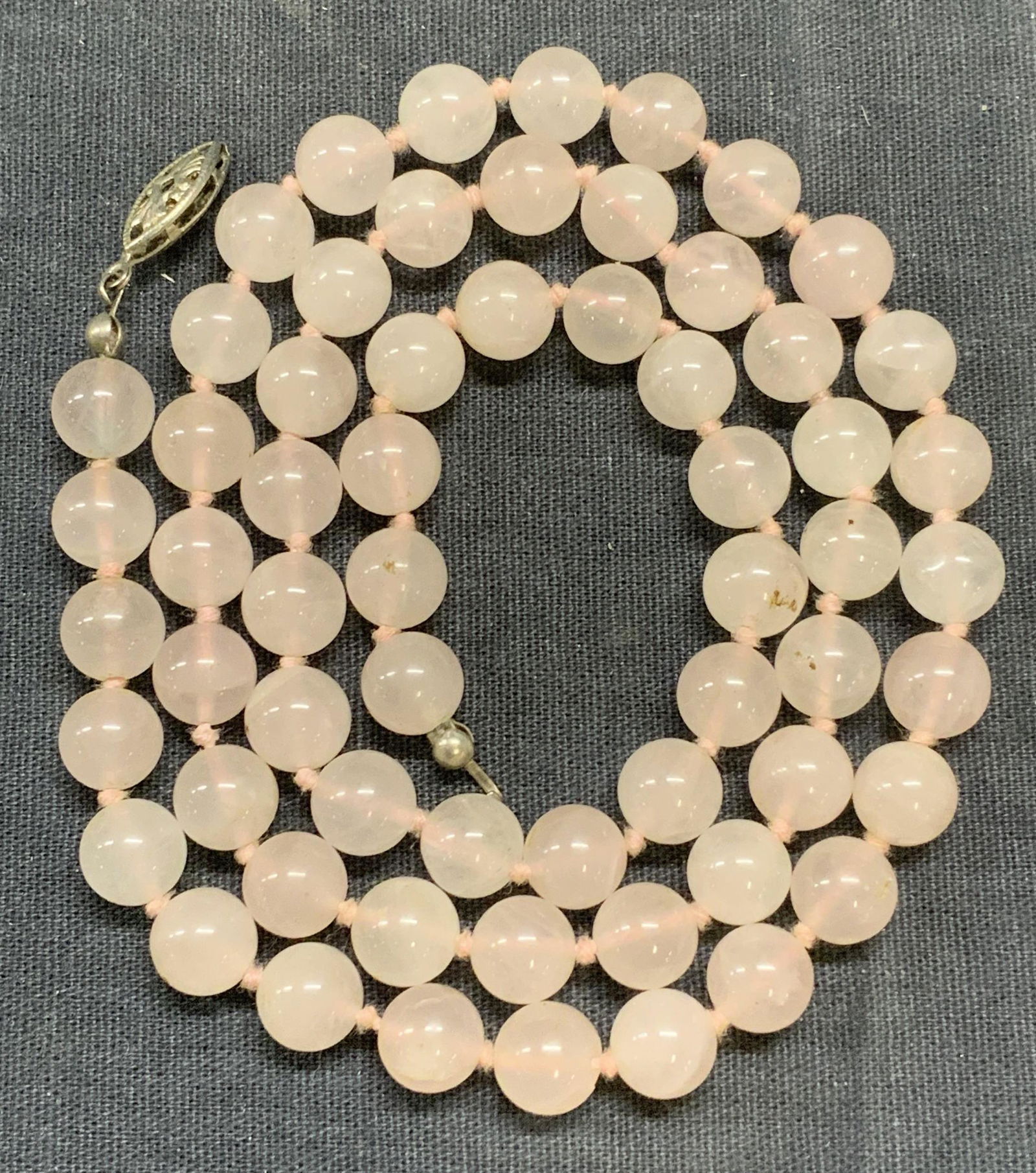 Beaded Rose Quartz Necklace, Jewelry (1 of 6)