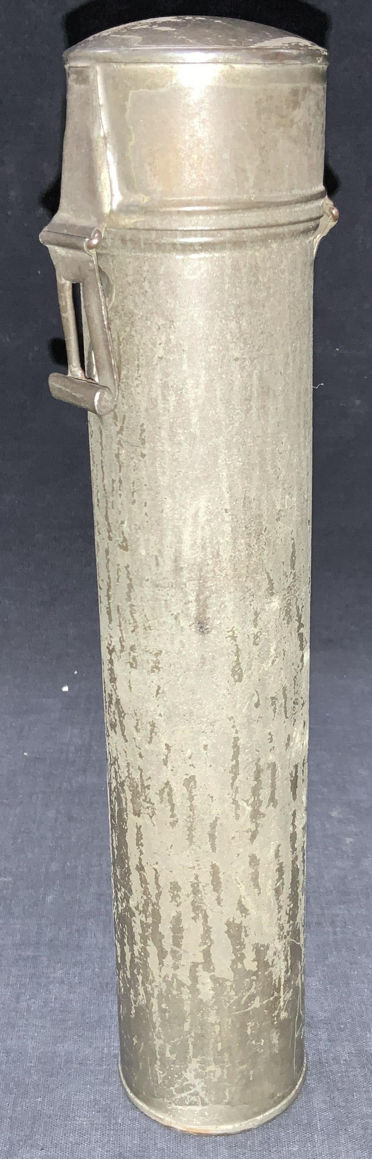 Antique Metal Tube Document Holder Auction