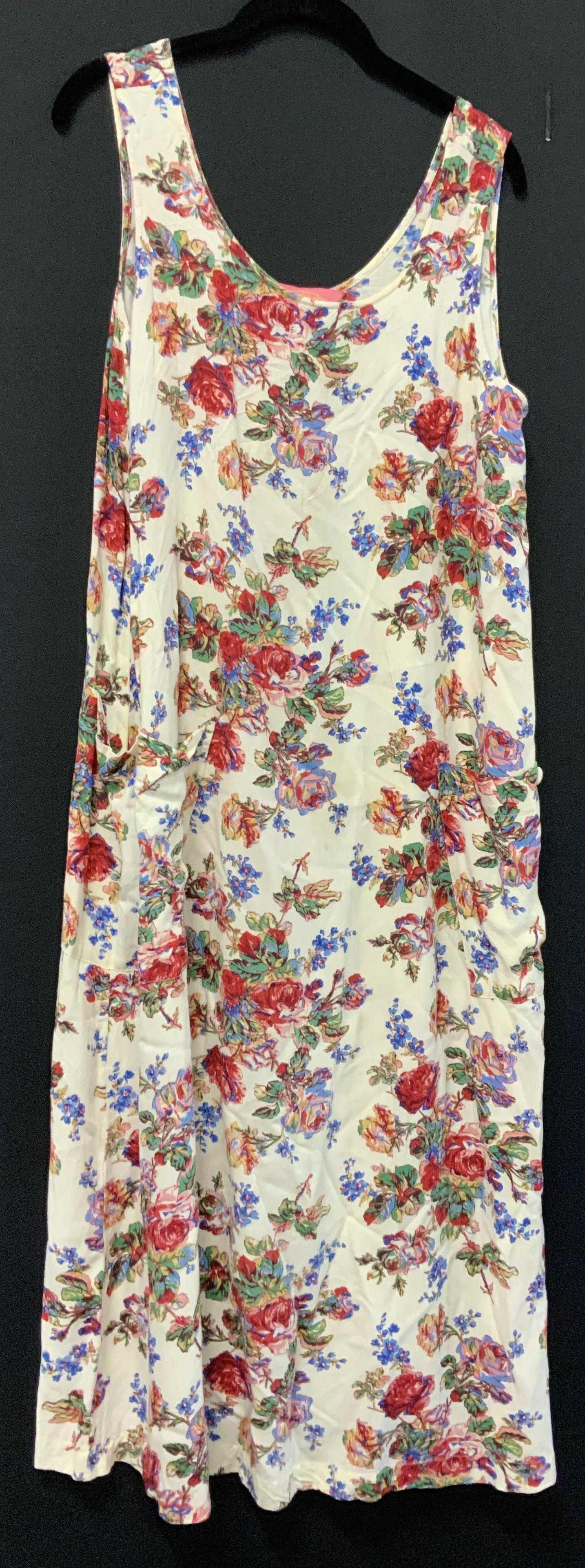 April Cornell Rayon Sleeveless Summer Dress, Med. (1 of 6)