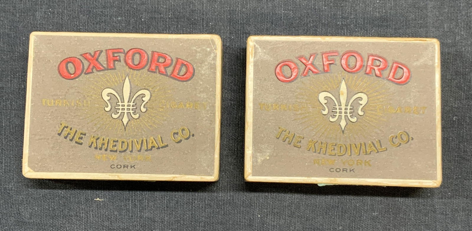 Lot 2 Antique Oxford Turkish Cigarette Boxes (1 of 7)