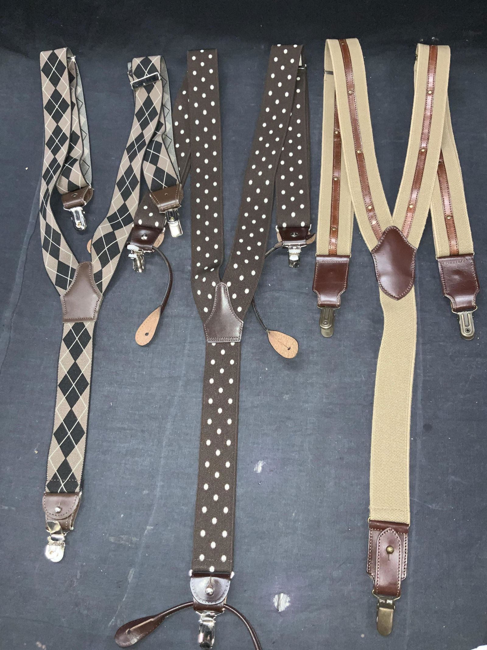 3 Suspenders Vera Pelle & Paul Stuart, Italy (1 of 8)
