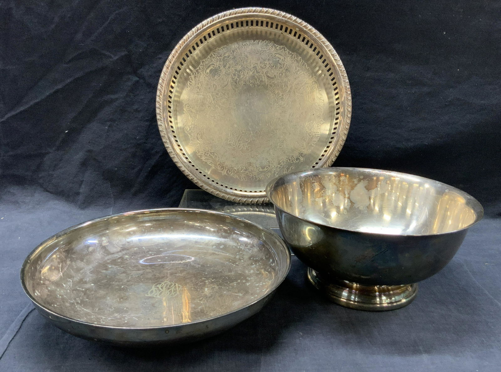3 Gorham & WM Rogers Silver Plate Home Accessories (1 of 12)