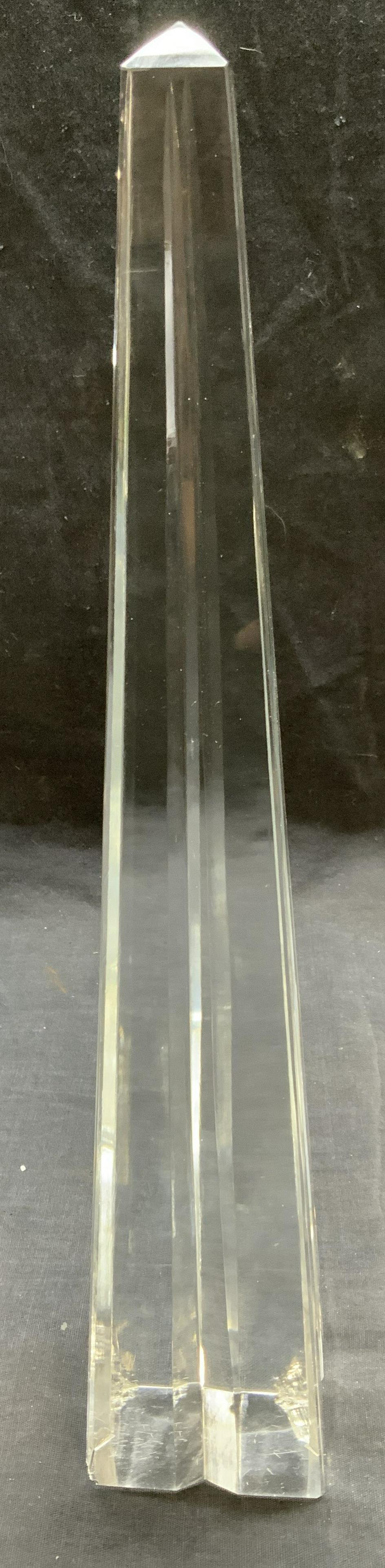 Tiffany & Co Cut Crystal Obelisk (1 of 7)