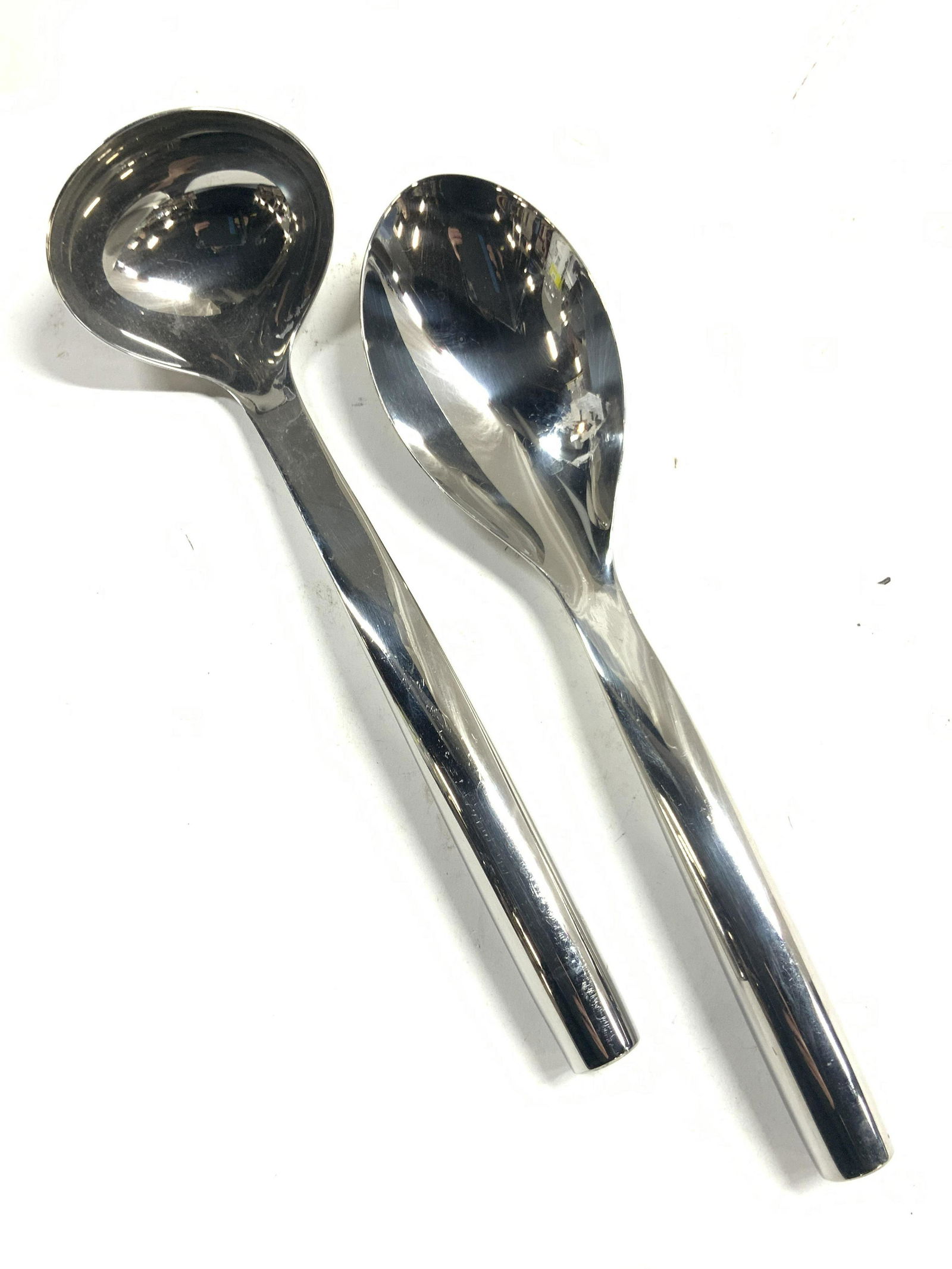 WILLIAM SONOMA Steel Serving Spoon & Ladle (1 of 6)