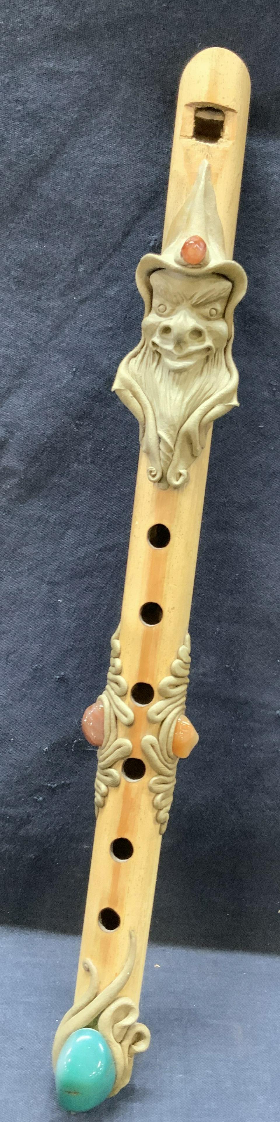 Wooden & Clay Crafted Flute (1 of 8)