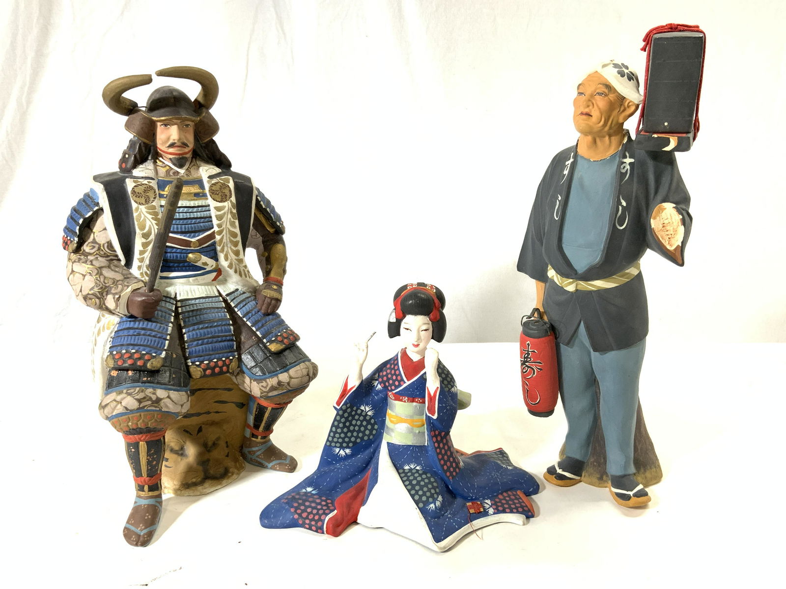 Lot 3 Assorted Asian Ceramic Figures (1 of 8)