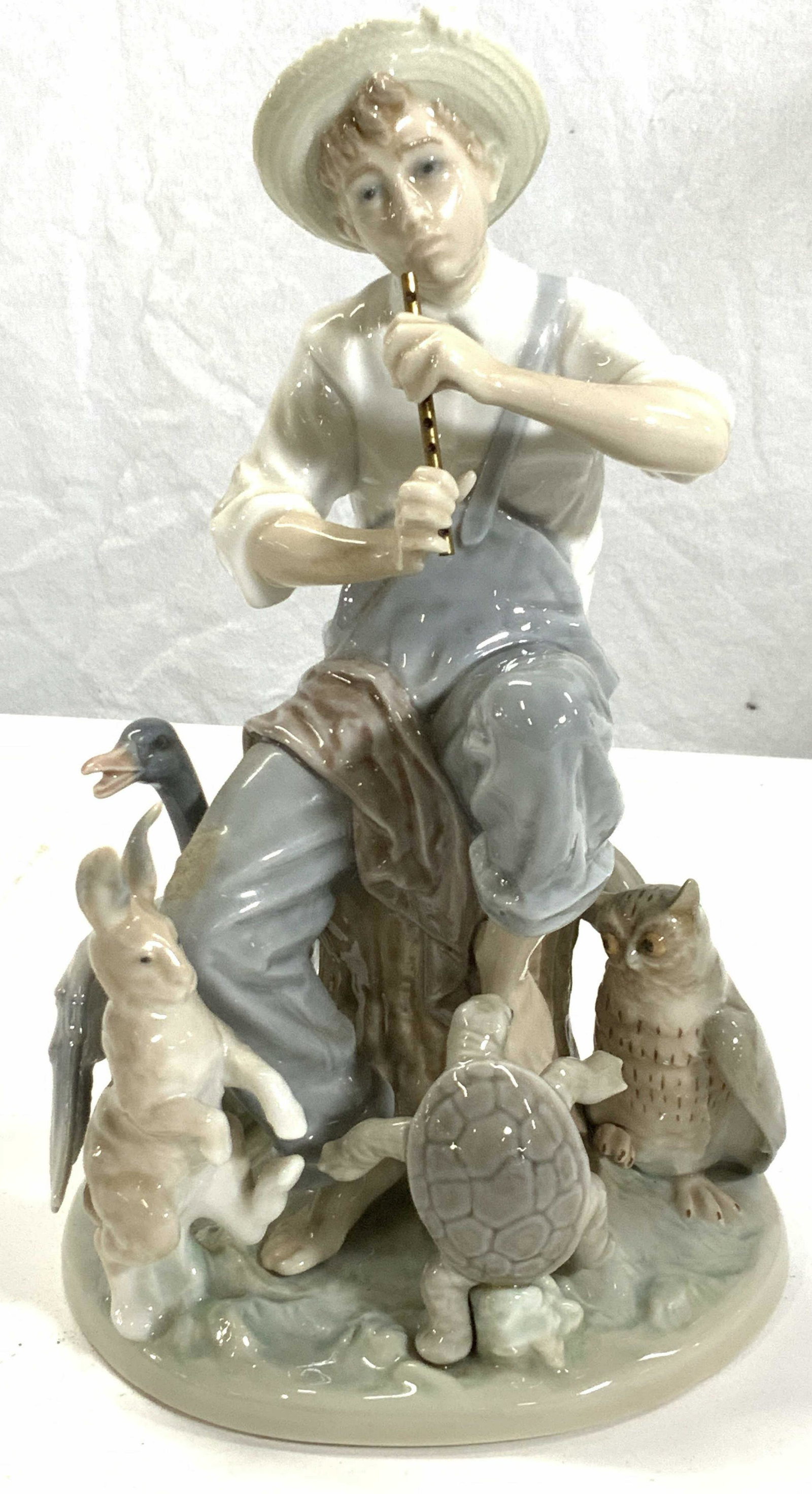 LLADRO Handmade Porcelain, Farm Boy, Spain (1 of 9)