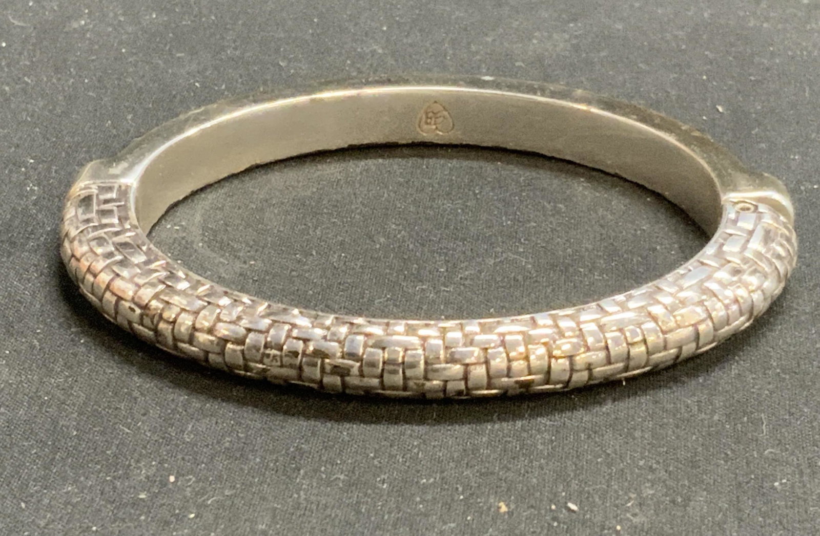 BRIGHTON Silver Tone Embossed Bracelet (1 of 7)