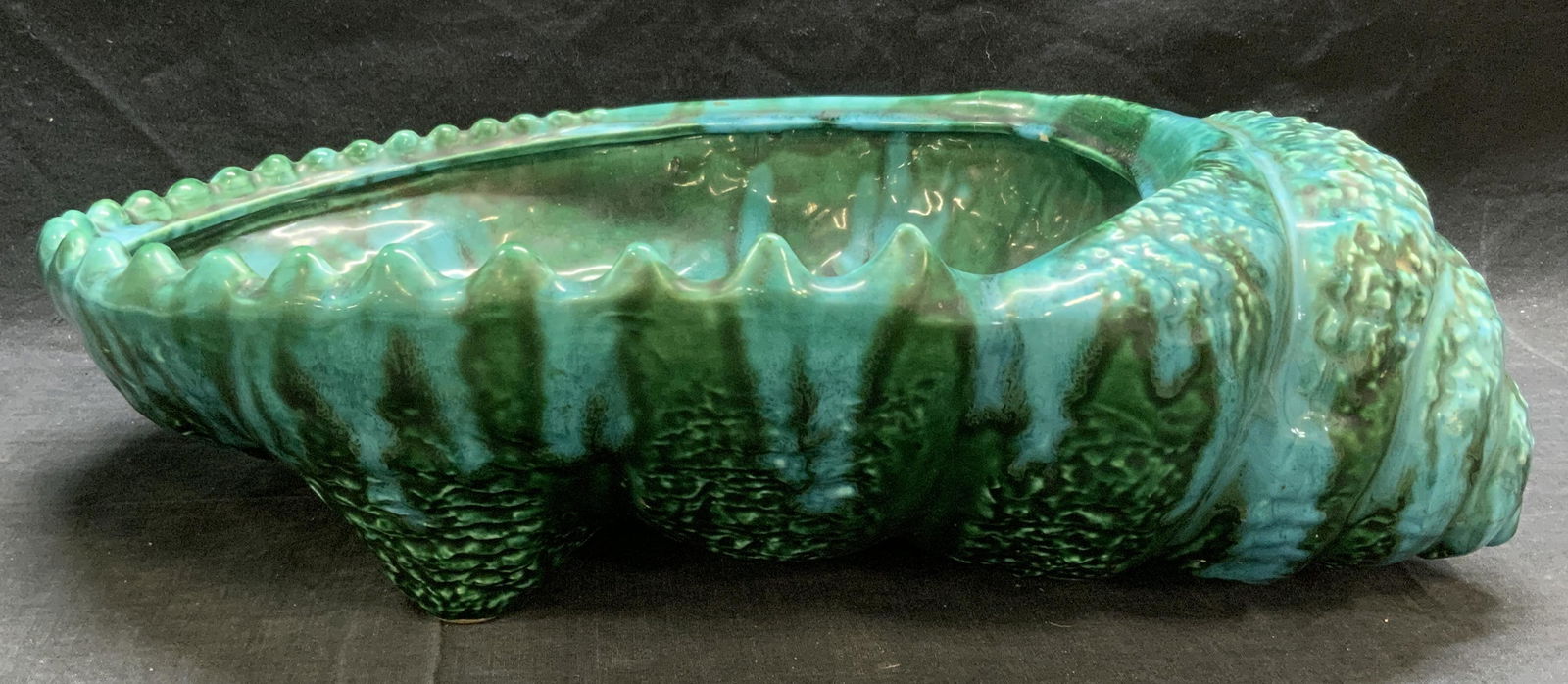 Vintage NONAMAX OF CALIF Ceramic Shell Vessel (1 of 7)